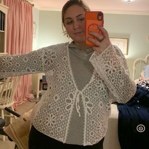 Forever 21 Cream Lace Camisole